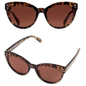 New SAINT OWEN X CURATEUR WYLDE Tortoise Shell Cat Eye Sunglasses